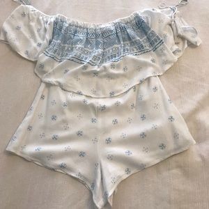 Elan Off the Shoulder Romper